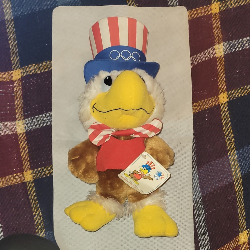 SAM THE OLYMPIC EAGLE #8255 1984 L.A. SUMMER GAMES HOST PLUSH